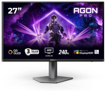 AOC AGON PRO AG276UZD - 240Hz | 4K | 26.5'' | QD-OLED | 0.03ms AOC AGON PRO AG276UZD - 240Hz | 4K | 26.5'' | QD-OLED | 0.03ms
