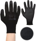 Rękawice Robocze MERCATOR Tech Black+Black PU - 240 Par (8 - M)