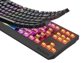 Genesis Thor 230 TKL Wireless czarna RGB Outemu Silent Lemon Genesis Thor 230 TKL Wireless czarna RGB Outemu Silent Lemon