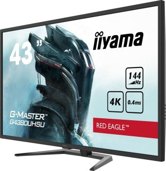Monitor iiyama G- Master G4380UHSU- B1 - 42,5'' | 4K UHD | VA | 144Hz Monitor iiyama G- Master G4380UHSU- B1 - 42,5'' | 4K UHD | VA | 144Hz