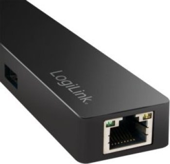 LogiLink 3-portowy USB-C z adapterem gigabit LogiLink LogiLink 3-portowy USB-C z adapterem gigabit LogiLink
