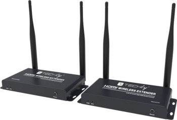 Techly 365610 Bezprzewodowy Extender HDMI Full HD 1080p 60Hz, 5.8GHz, do 200m Techly