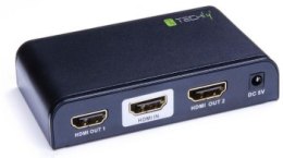 Techly Spliter 2-portowy Techly