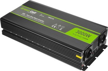 Green Cell 12V na 230V Czysta sinusoida 3000W Green Cell 12V na 230V Czysta sinusoida 3000W