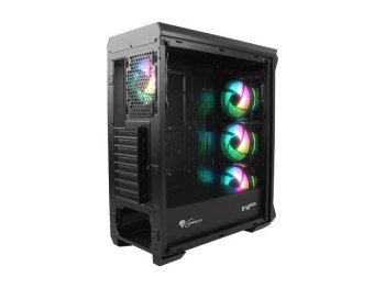 Obudowa NATEC Genesis Irid 505 ARGB NPC-1518 (ATX Micro ATX Mini ITX; kolor czarny) Obudowa NATEC Genesis Irid 505 ARGB NPC-1518 (ATX Micro ATX Mini ITX; kolor czarny)