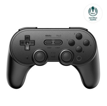 8BitDo PRO 2 Gamepad Hall Ed/Black 8BitDo PRO 2 Gamepad Hall Ed/Black
