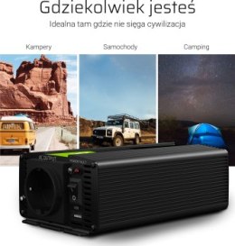 Green Cell 24V na 230V Modyfikowana sinusoida 1000W