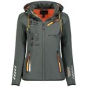 Kurtka Softshell Geographical Norway Reine Ass A EO DB 007 W WU8184F/GNO-Dark Grey / Orange