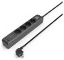 Listwa antyprzepięciowa - Hama Listwa Zasilająca 4 gniazda SCHUKO, 1,4M, 1 USB-C, 1 USB-A, Power Delivery, 65W