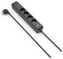 Listwa antyprzepięciowa - Hama Listwa Zasilająca 4 gniazda SCHUKO, 1,4M, 1 USB-C, 1 USB-A, Power Delivery, 65W