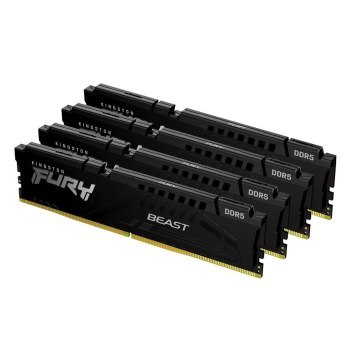 KINGSTON DDR5 128GB 5200Mhz CL40 FURY Beast Black KITx4 KINGSTON DDR5 128GB 5200Mhz CL40 FURY Beast Black KITx4