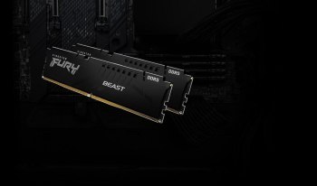 KINGSTON DDR5 64GB 5600MT/s CL40 DIMM FURY Beast Black KINGSTON DDR5 64GB 5600MT/s CL40 DIMM FURY Beast Black