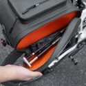 Sakwa rowerowa wodoodporna kufer na bagażnik 14l - szary