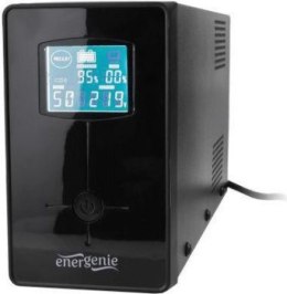 Zasilacz UPS - Energenie by Gembird Line-In 850VA, 2xIEC, 1xSCHUKO 230V, USB, RJ11 IN/OUT, LCD
