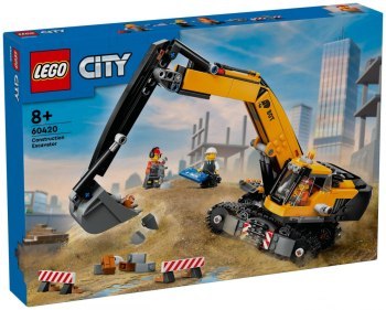 LEGO City 60420 Żółta koparka LEGO City 60420 Żółta koparka