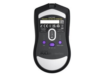 Mysz dla graczy bezprzewodowa Hator Pulsar 3 Ultra 4K Wireless czarna Mysz dla graczy bezprzewodowa Hator Pulsar 3 Ultra 4K Wireless czarna