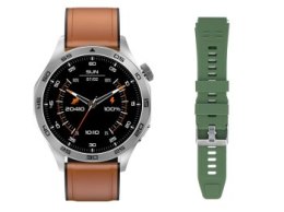 Smartwatch GlacierX Noir + Pasek GX-N244
