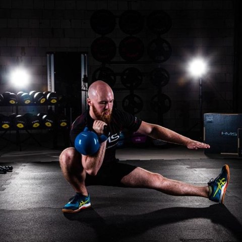 Kettlebell żeliwny Blue HMS KNV28 28kg Kettlebell żeliwny Blue HMS KNV28 28kg