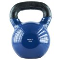 Kettlebell żeliwny pokryty winylem HMS KNV32 BLUE