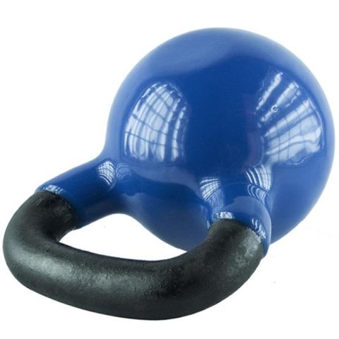 Kettlebell żeliwny pokryty winylem HMS KNV32 BLUE Kettlebell żeliwny pokryty winylem HMS KNV32 BLUE