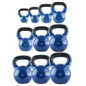 Kettlebell żeliwny pokryty winylem HMS KNV32 BLUE