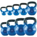 Kettlebell żeliwny pokryty winylem HMS KNV32 BLUE