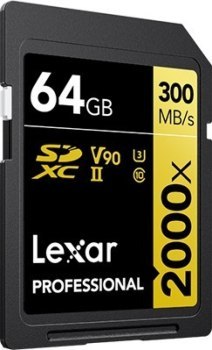 Lexar SDXC 64GB Professional 2000x UHS-II U3 ( 260/300 MB/s ) Lexar SDXC 64GB Professional 2000x UHS-II U3 ( 260/300 MB/s )