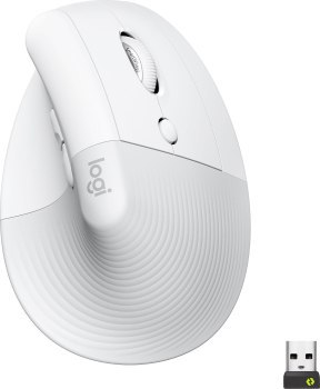 Mysz bezprzewodowa Logitech Lift ergonomiczna biała 910-006475 Mysz bezprzewodowa Logitech Lift ergonomiczna biała 910-006475