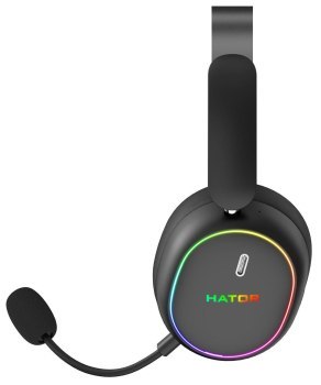 Słuchawki dla graczy Hator Phoenix 2 Wireless bezprzewodowe czarne Słuchawki dla graczy Hator Phoenix 2 Wireless bezprzewodowe czarne