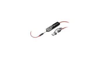 Słuchawki przewodowe HP Poly Blackwire 5210 Mono + Adapter USB-C/A - 8X230AA Słuchawki przewodowe HP Poly Blackwire 5210 Mono + Adapter USB-C/A - 8X230AA