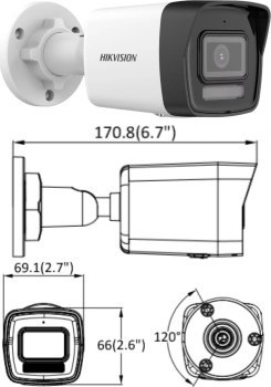 Kamera IP Hikvision DS-2CD1043G2-LIU(2.8mm)