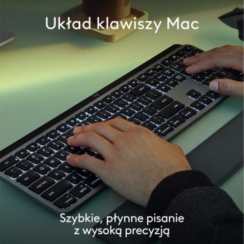Logitech MX Keys S for Mac Grafitowy Logitech MX Keys S for Mac Grafitowy