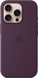 Apple iPhone 16 Pro Silicone Case with MagSafe plum