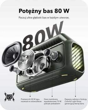 Głośnik Soundcore Boom 2 Czarny Głośnik Soundcore Boom 2 Czarny