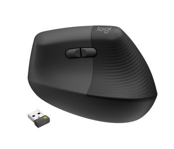 Mysz bezprzewodowa Logitech Lift for Business ergonomiczna grafitowa 910-006494 Logitech Mysz bezprzewodowa Logitech Lift for Business ergonomiczna grafitowa 910-006494 Logitech