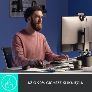 Mysz bezprzewodowa Logitech MX MASTER 3s grafitowa 910-006559 Logitech Mysz bezprzewodowa Logitech MX MASTER 3s grafitowa 910-006559 Logitech