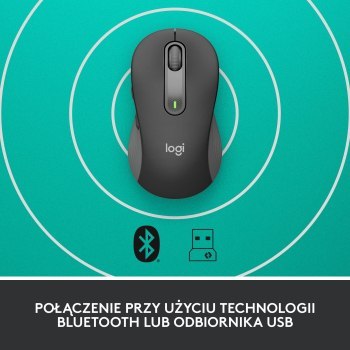 Mysz bezprzewodowa Logitech Signature M650 L grafitowa 910-006236 Logitech Mysz bezprzewodowa Logitech Signature M650 L grafitowa 910-006236 Logitech