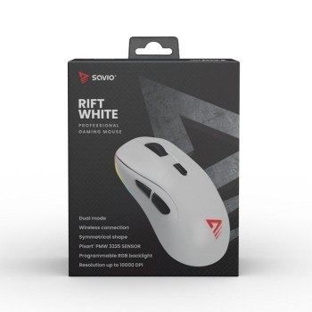 SAVIO MYSZ GAMINGOWA RIFT WHITE SAVIO SAVIO MYSZ GAMINGOWA RIFT WHITE SAVIO