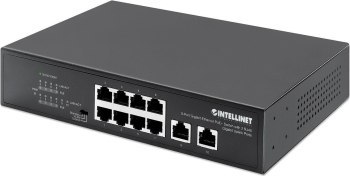 Intellinet 561402 Switch Gigabit 8x RJ45 PoE+, 2x RJ45 Uplink Intellinet 561402 Switch Gigabit 8x RJ45 PoE+, 2x RJ45 Uplink