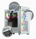 OBUDOWA CORSAIR iCUE 4000X RGB TG Mid Tower WHITE