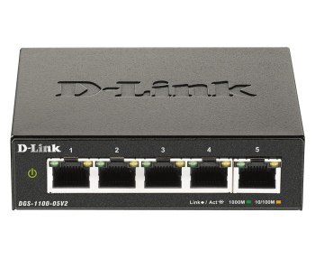 D-Link DGS-1100-05V2/E 5-Port Gigabit Smart Managed D-Link D-Link DGS-1100-05V2/E 5-Port Gigabit Smart Managed D-Link