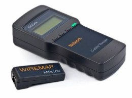Tester kabli RJ-45 i RJ-11, RG-58 Gembird NCT-3 z wyświetlaczem Gembird