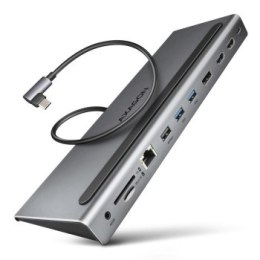 Wieloportowy HUB USB-C 3.2, DisplayPort, 2x HDMI Axagon HMC-4KX3 Axagon
