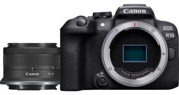 Aparat fotograficzny - Canon EOS R10 + obiektyw RF-S 18-45mm F4.5-6.3 IS STM Aparat fotograficzny - Canon EOS R10 + obiektyw RF-S 18-45mm F4.5-6.3 IS STM