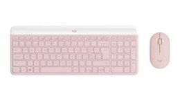 Zestaw bezprzewodowy Logitech MK470 klawiatura + mysz różowa 920-011322