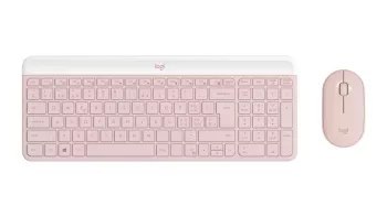 Zestaw bezprzewodowy Logitech MK470 klawiatura + mysz różowa 920-011322 Zestaw bezprzewodowy Logitech MK470 klawiatura + mysz różowa 920-011322