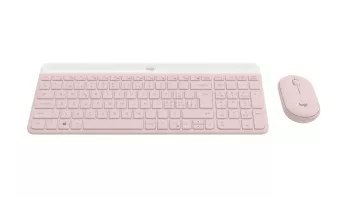 Zestaw bezprzewodowy Logitech MK470 klawiatura + mysz różowa 920-011322 Zestaw bezprzewodowy Logitech MK470 klawiatura + mysz różowa 920-011322