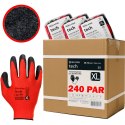 Rękawice Robocze MERCATOR Tech Red+Black Latex - 240 Par (7 - S)