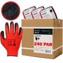 Rękawice Robocze MERCATOR Tech Red+Black Latex - 240 Par (8 - M)