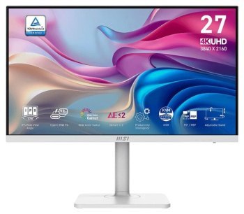 MSI Modern MD272UPHW - 27'' | IPS | 4K UHD | 4ms | 60Hz MSI Modern MD272UPHW - 27'' | IPS | 4K UHD | 4ms | 60Hz
